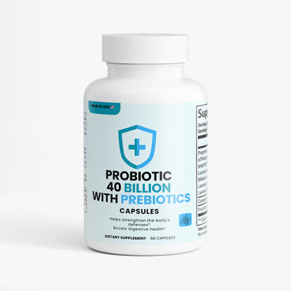 BiomeVera | Probiotic 40 Billion with Prebiotics